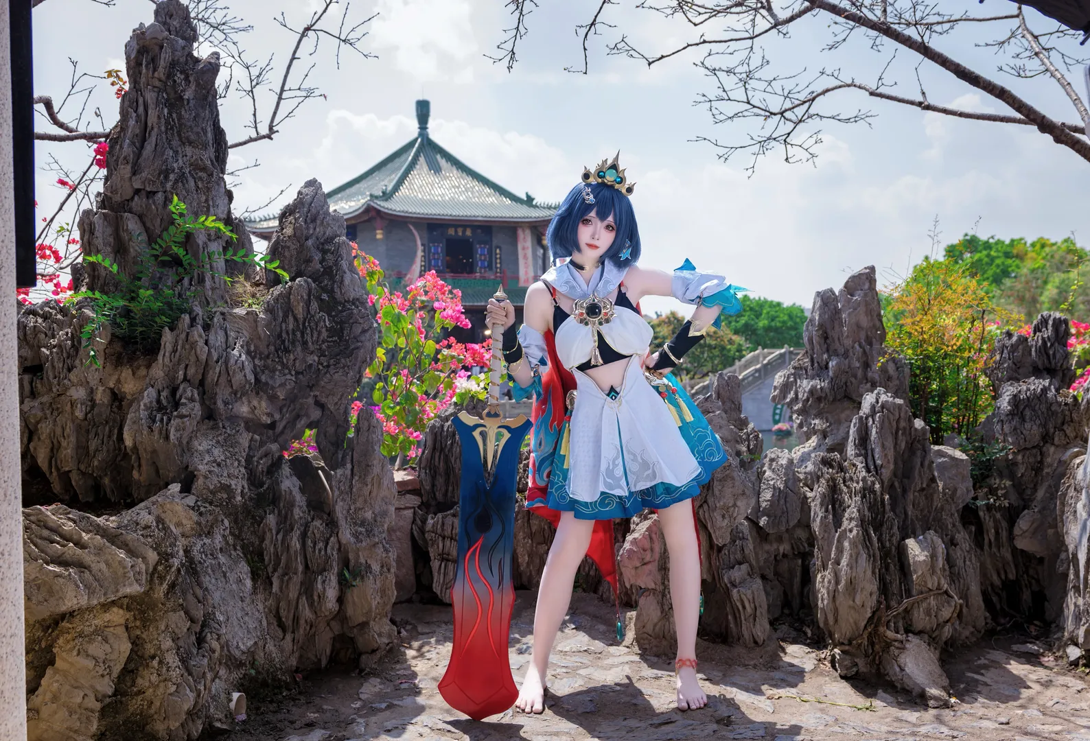 【云璃cos】崩坏星穹铁道 园林实景下的萌妹力量 - 第 9 张