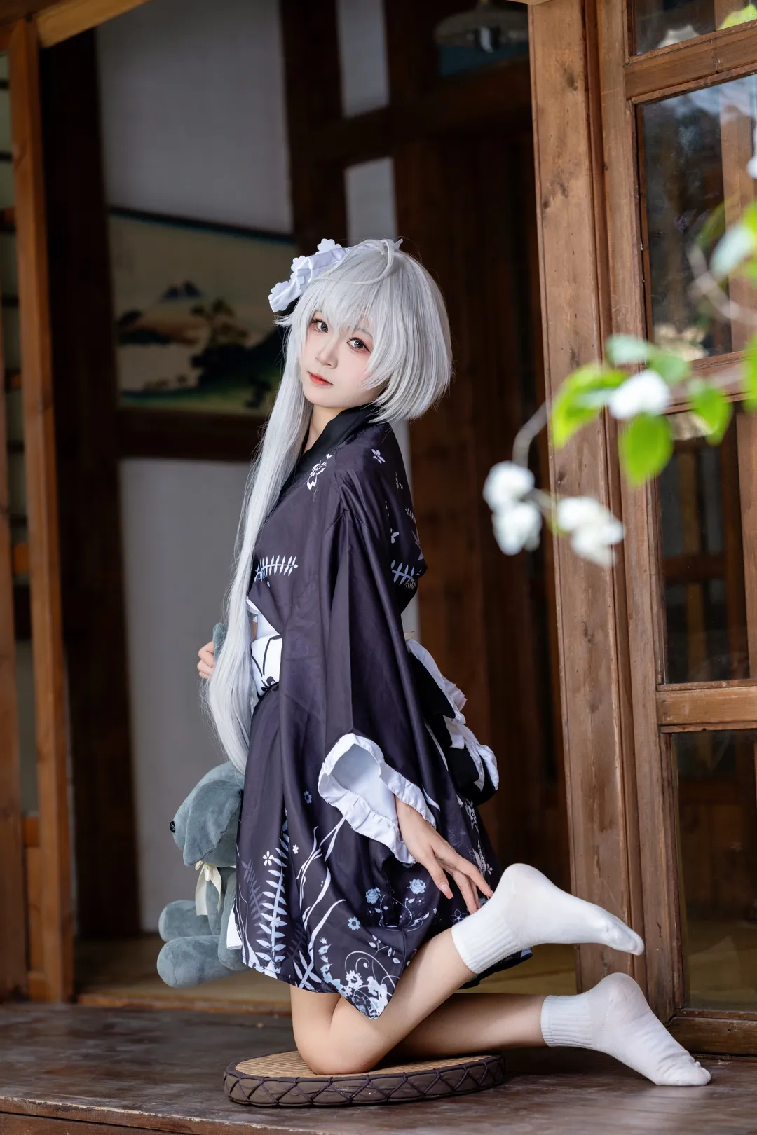 【春日野穹cos】和风樱景下的穹妹日常 - 第 1 张