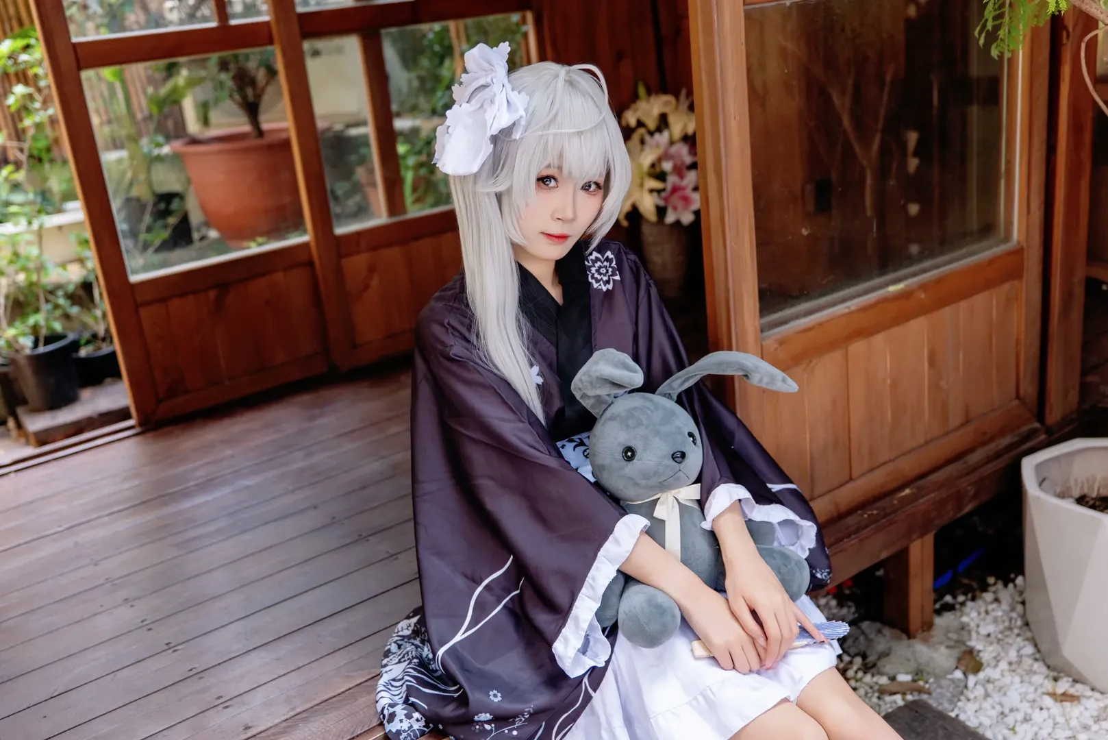【春日野穹cos】和风樱景下的穹妹日常 - 第 2 张