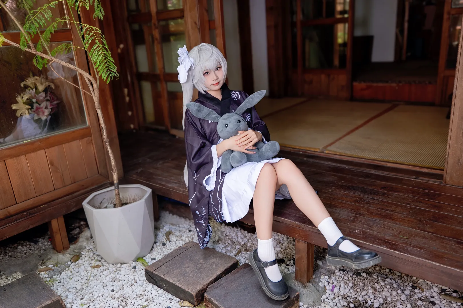 【春日野穹cos】和风樱景下的穹妹日常 - 第 7 张