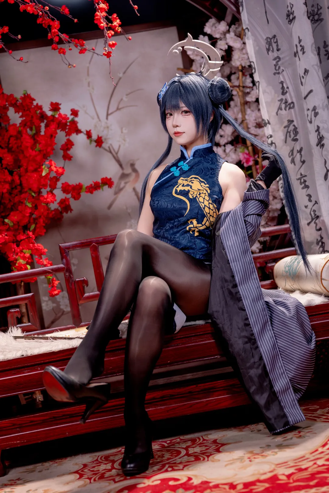 【妃咲cos】碧蓝档案中那份从容与优雅的完美呈现 - 第 3 张