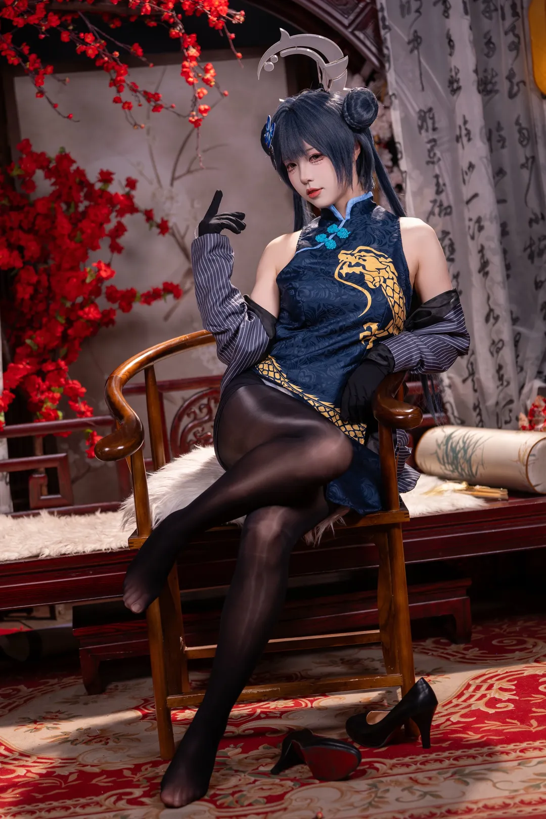 【妃咲cos】碧蓝档案中那份从容与优雅的完美呈现 - 第 5 张