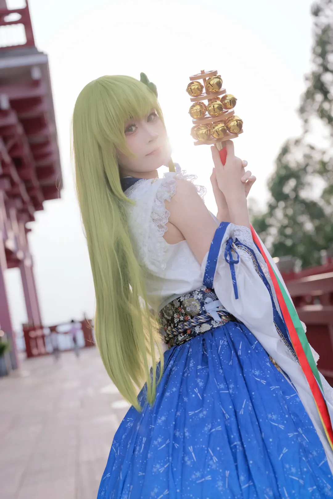 【東風谷早苗cos】來自東方Project的守矢神社現人神 - 第 3 張
