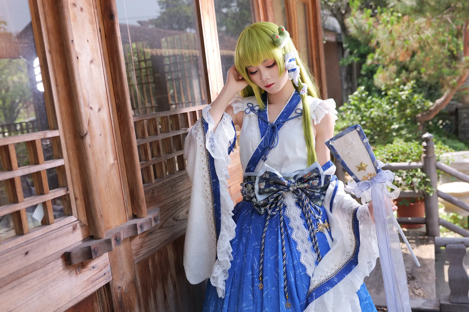 【東風谷早苗cos】風神錄祝詞迴響，風起時分的神明眷顧 - 第 3 張