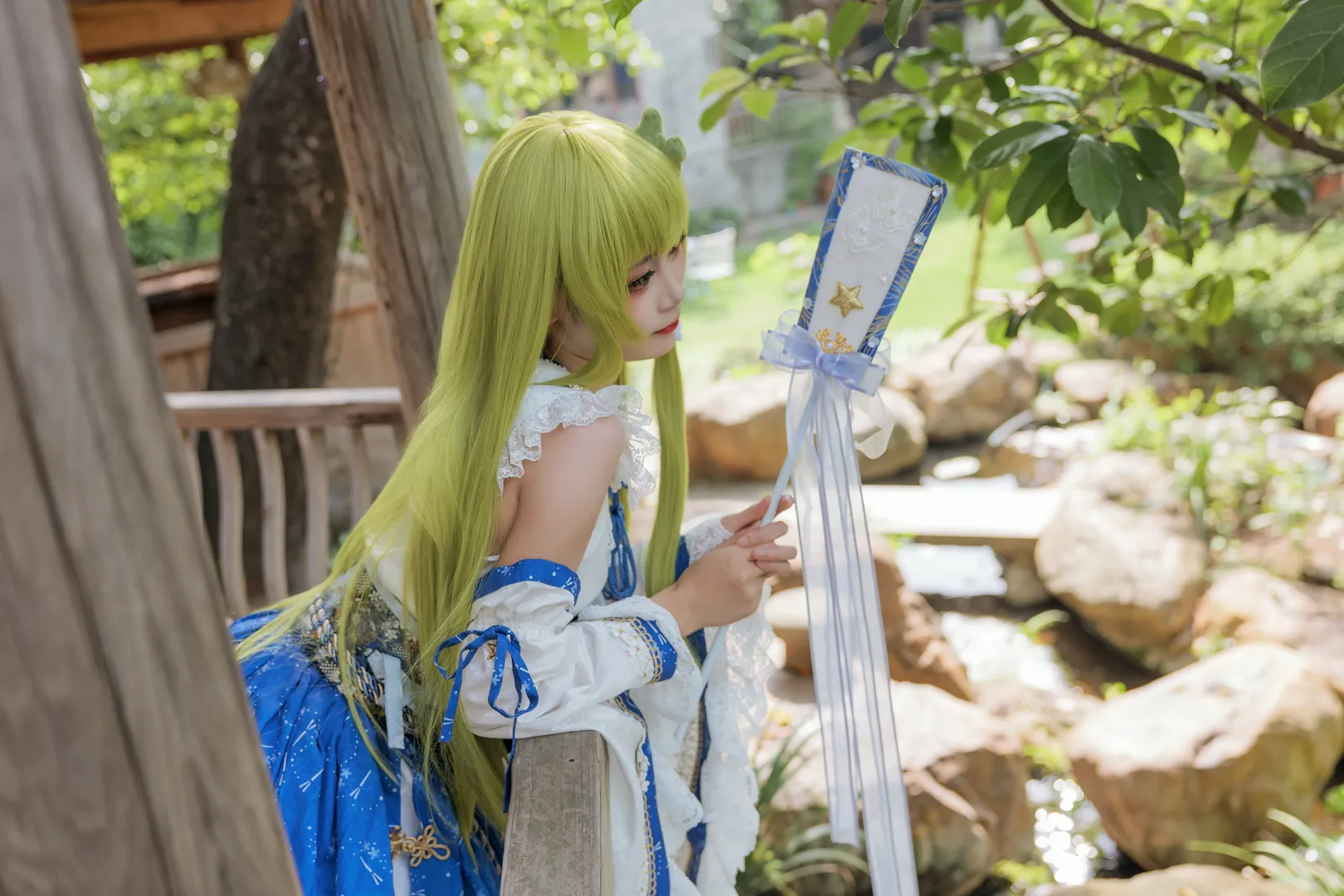 【東風谷早苗cos】風神錄祝詞迴響，風起時分的神明眷顧 - 第 6 張