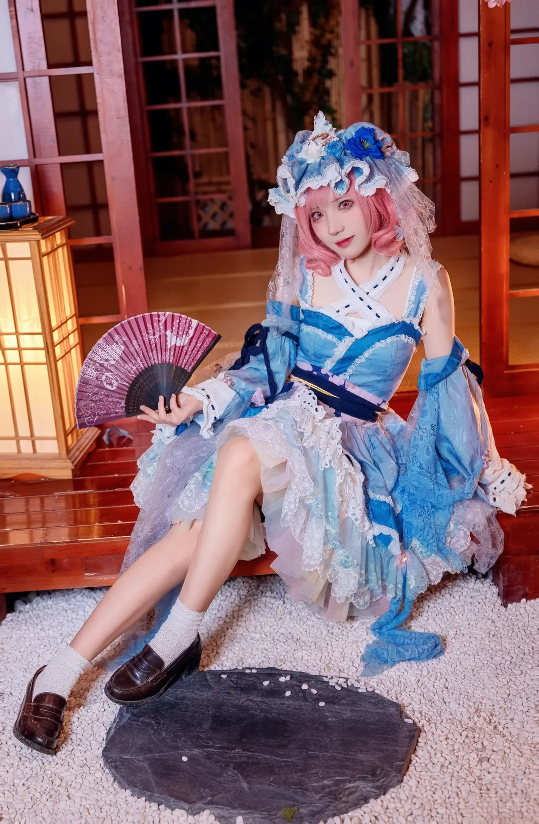 【西行寺幽幽子cos】东方project的梦幻演绎，粉色樱花下的静谧时光 - 第 3 张