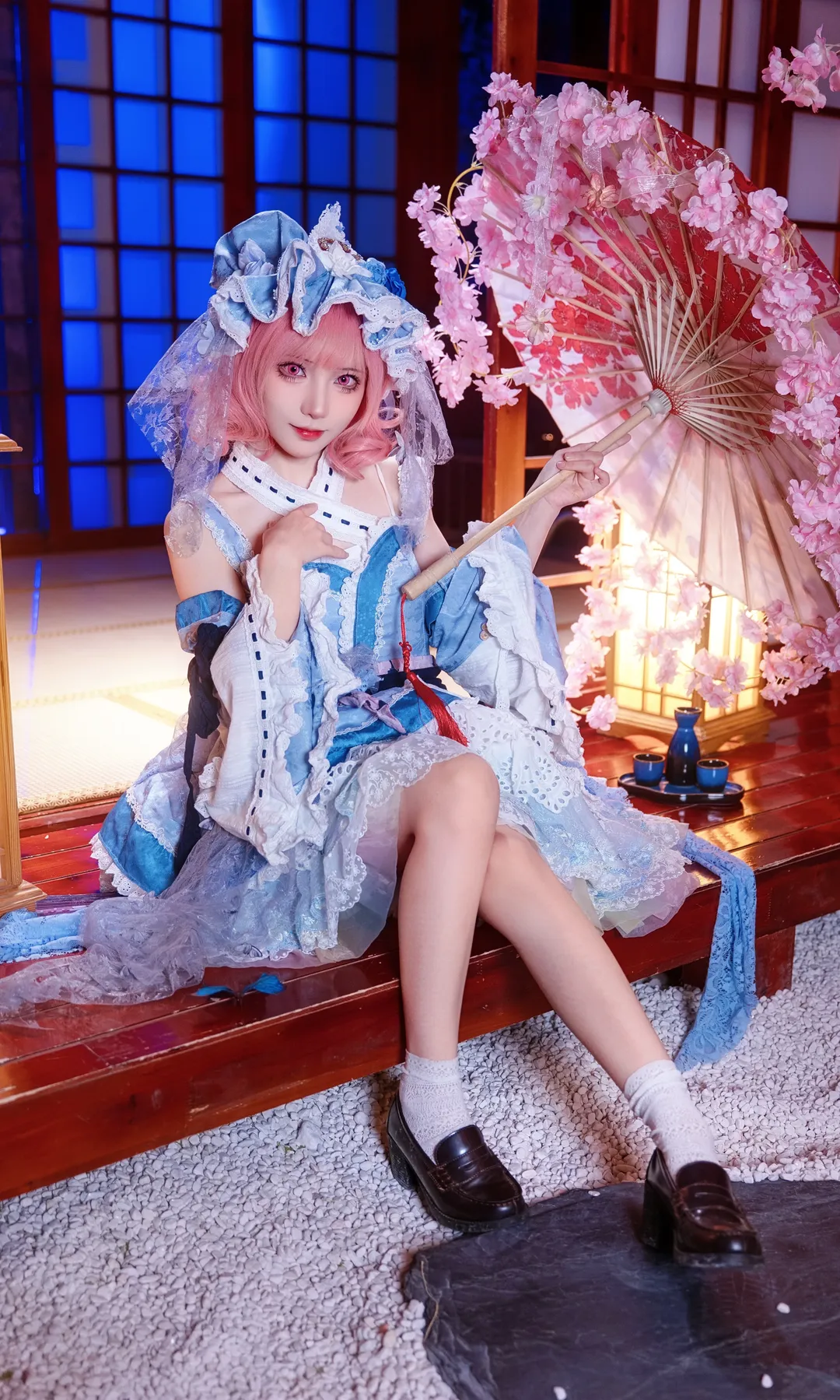 【西行寺幽幽子cos】东方project墨染之樱正片分享 - 第 2 张