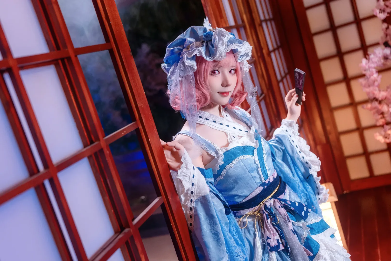 【西行寺幽幽子cos】东方project中的梦幻和风 - 第 4 张