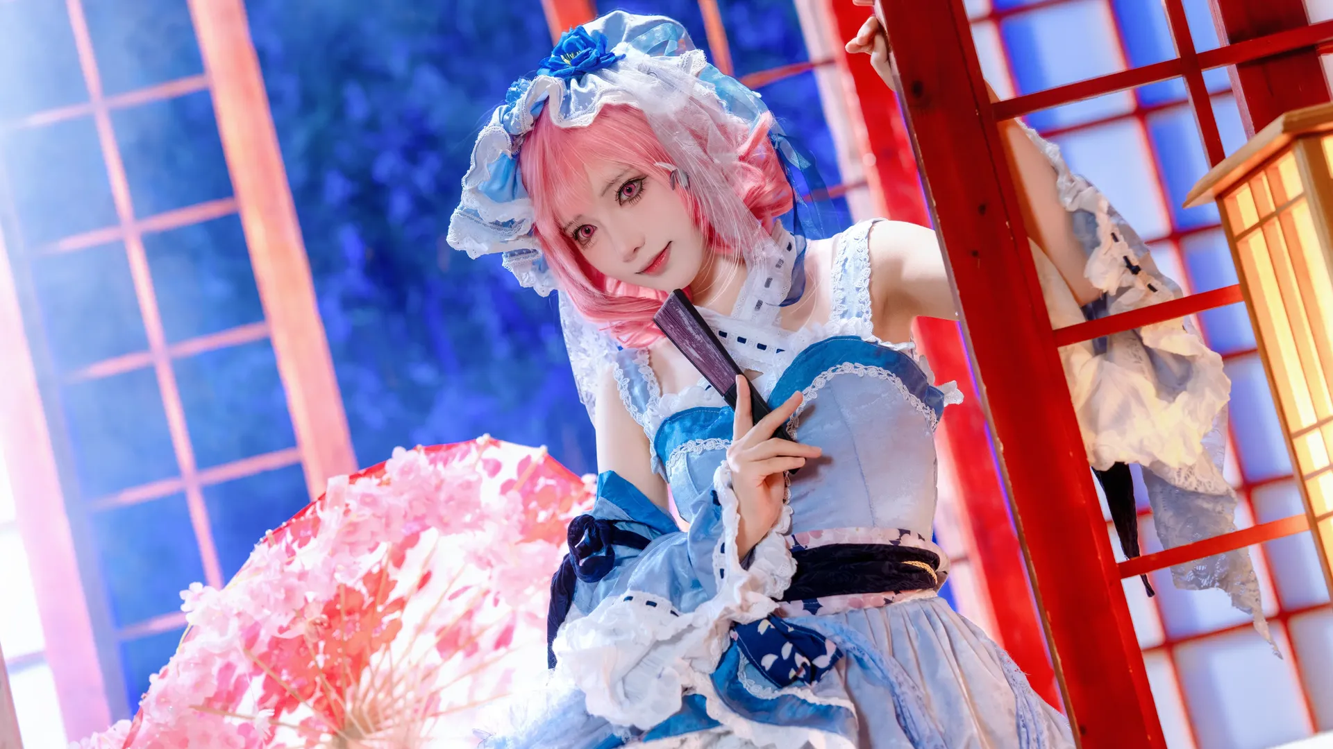 【西行寺幽幽子cos】东方project中的梦幻和风 - 第 8 张