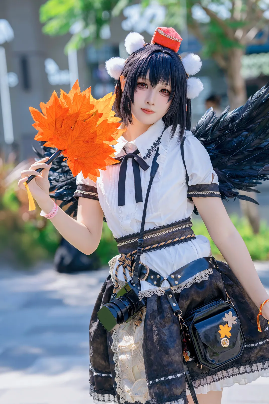 【射命丸文cos】东方project风神少女，广州THO场外拍摄记录 - 第 3 张