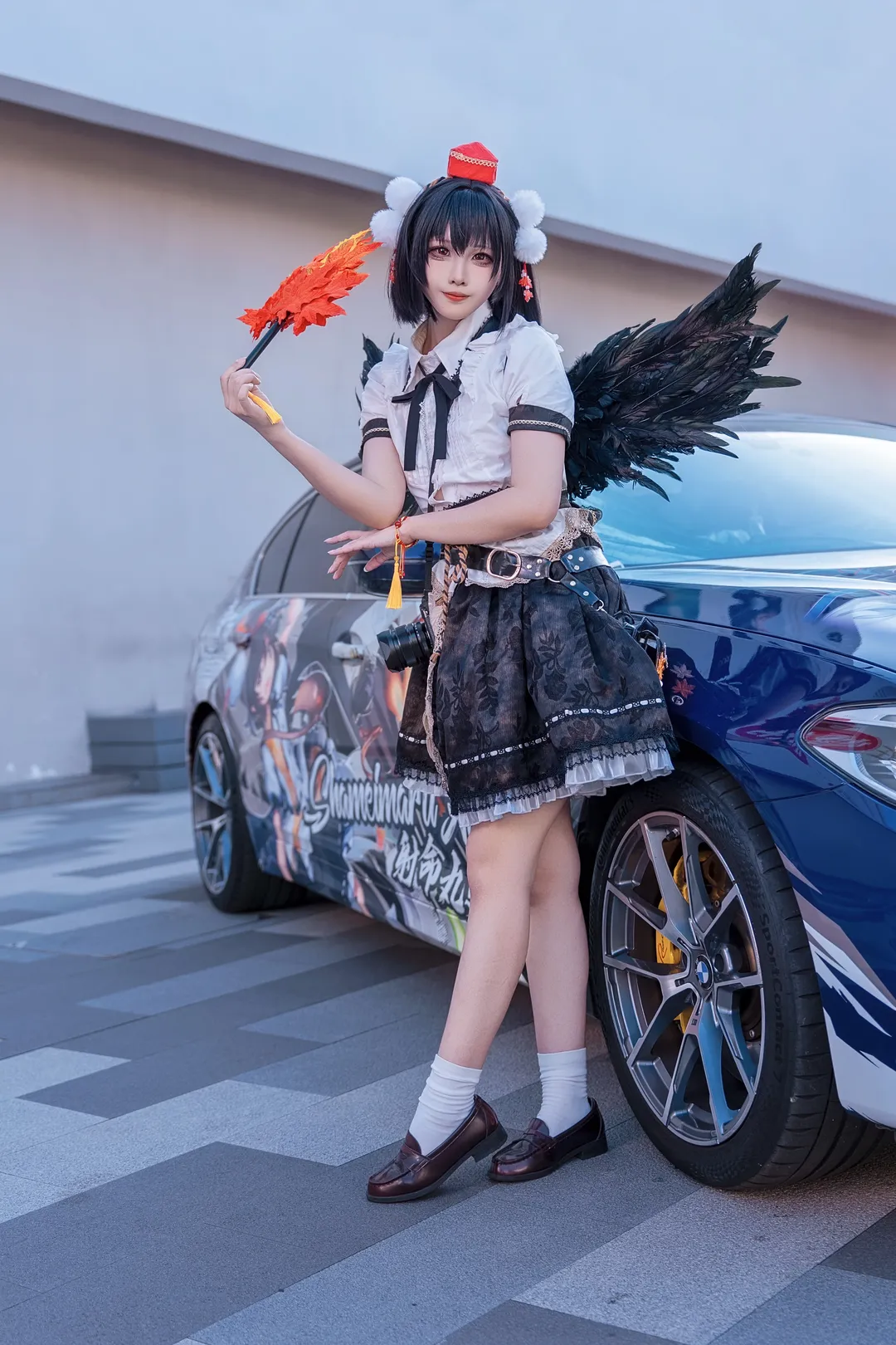 【射命丸文cos】东方project风神少女，广州THO场外拍摄记录 - 第 5 张