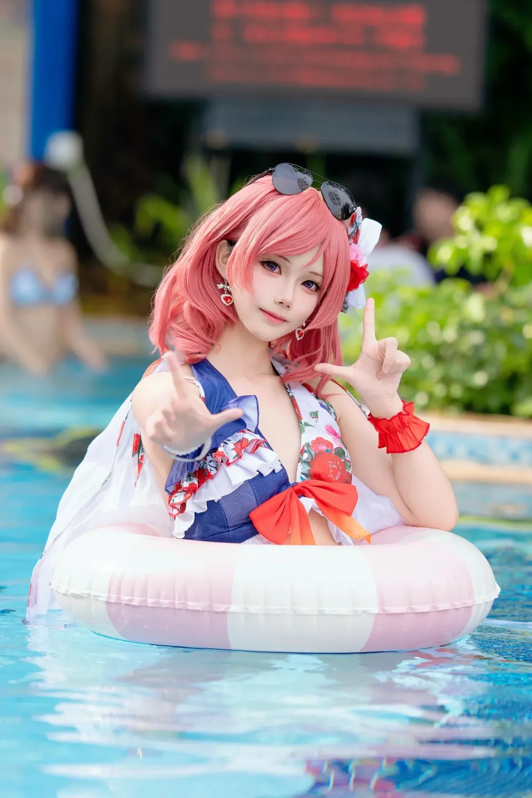 【西木野真姬cos】LoveLive!的夏日限定，泳装玩水大整活 - 第 3 张