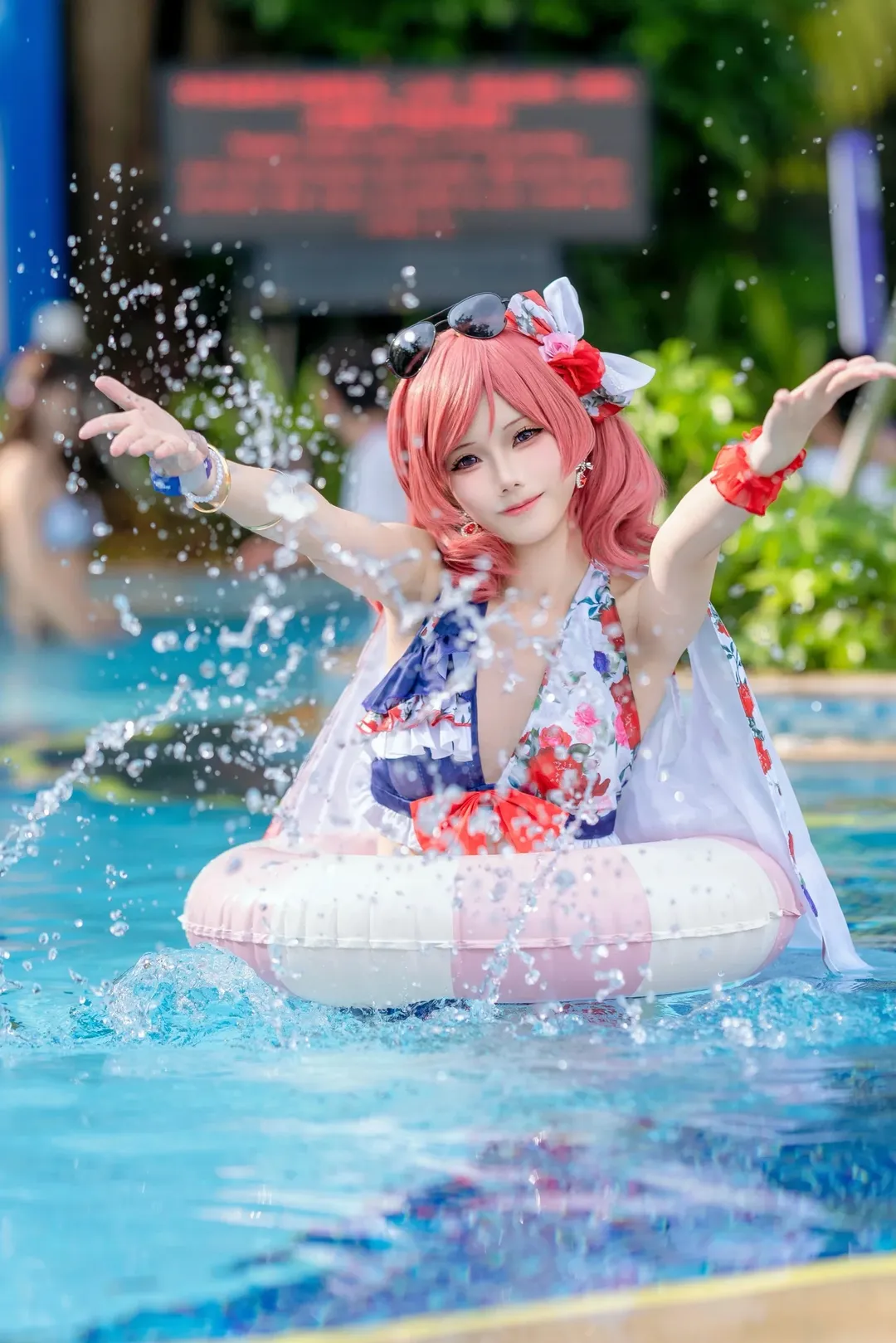 【西木野真姬cos】LoveLive!的夏日限定，泳装玩水大整活 - 第 4 张