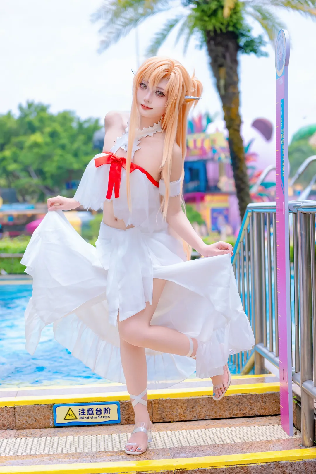 【亚丝娜cos】长隆水上乐园的夏日精灵 - 第 3 张