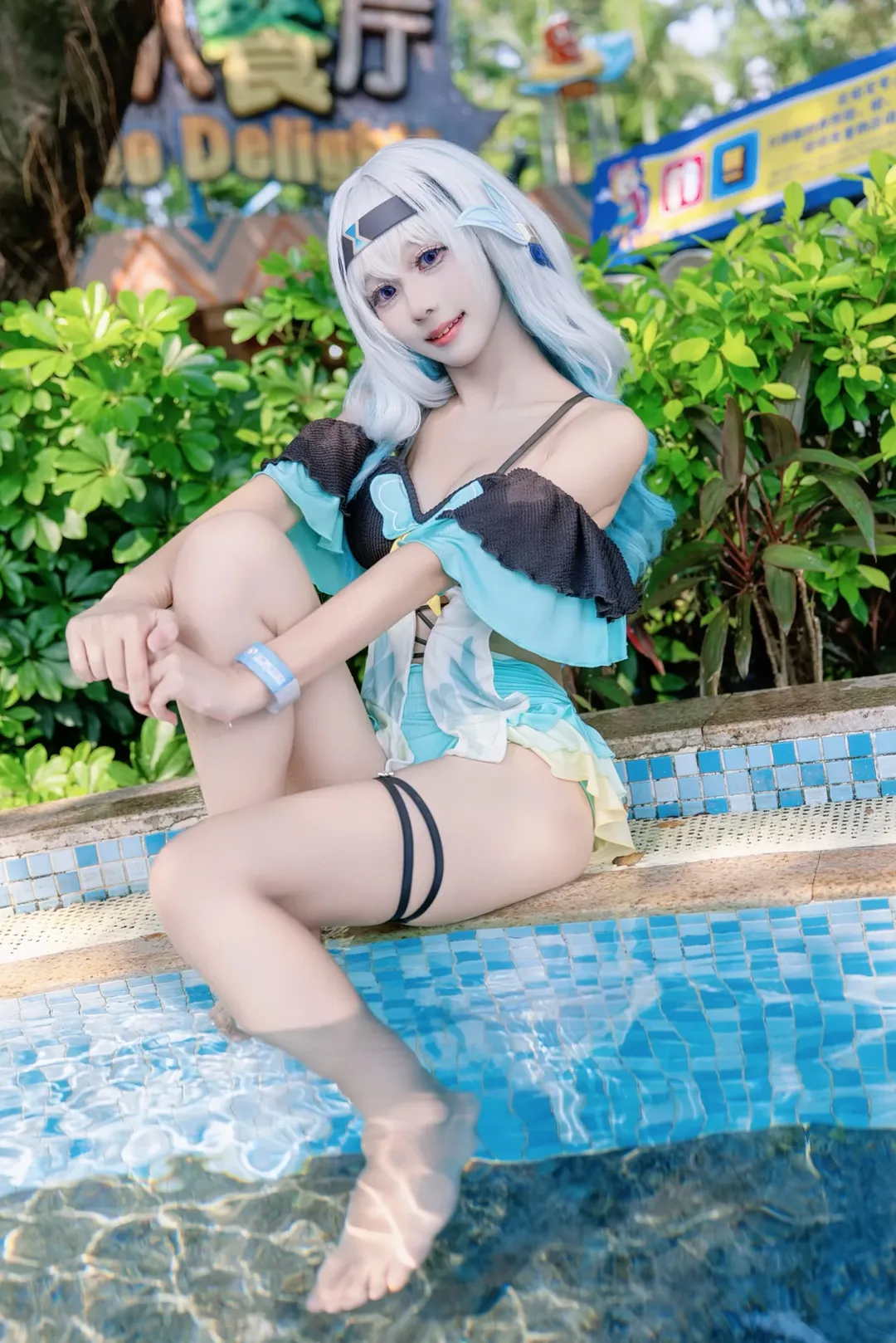 【流萤cos】夏日限定萤宝的崩坏星穹铁道泳装特辑 - 第 4 张
