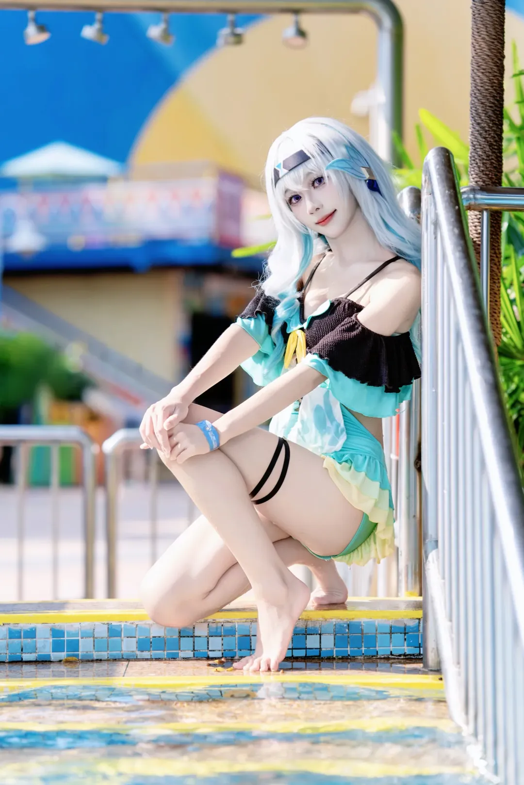 【流萤cos】夏日限定萤宝的崩坏星穹铁道泳装特辑 - 第 6 张