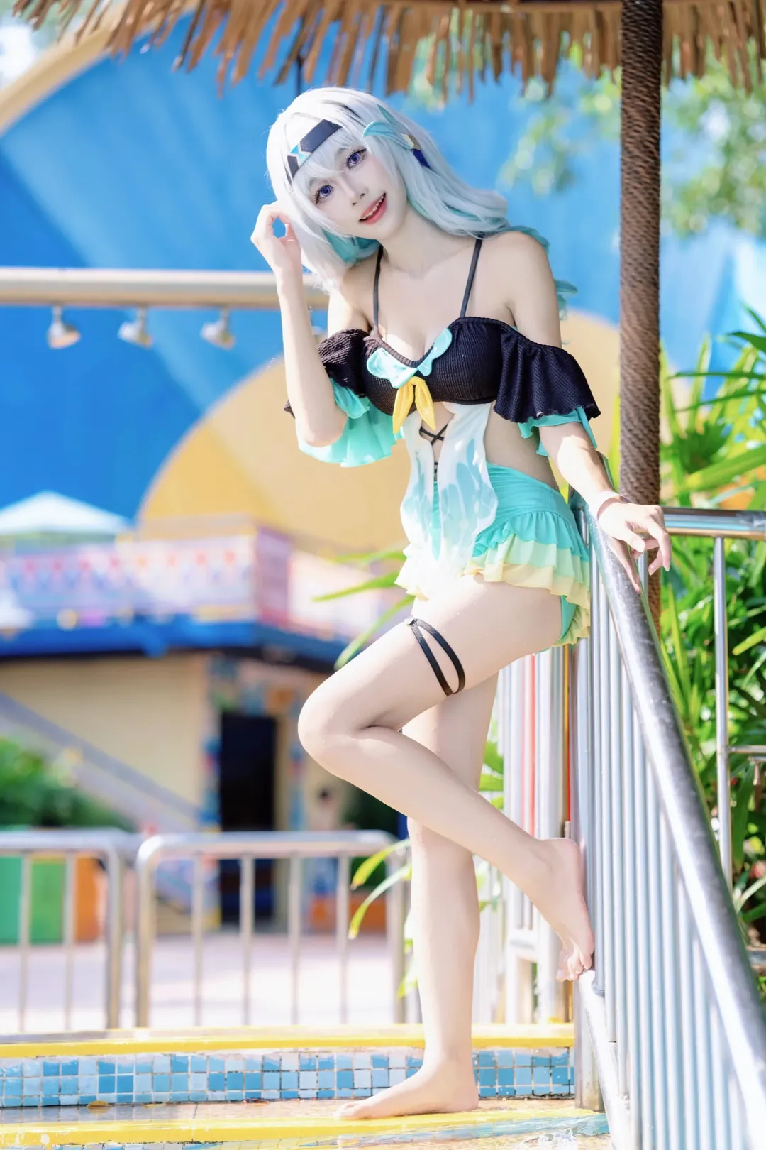 【流萤cos】夏日限定萤宝的崩坏星穹铁道泳装特辑 - 第 7 张
