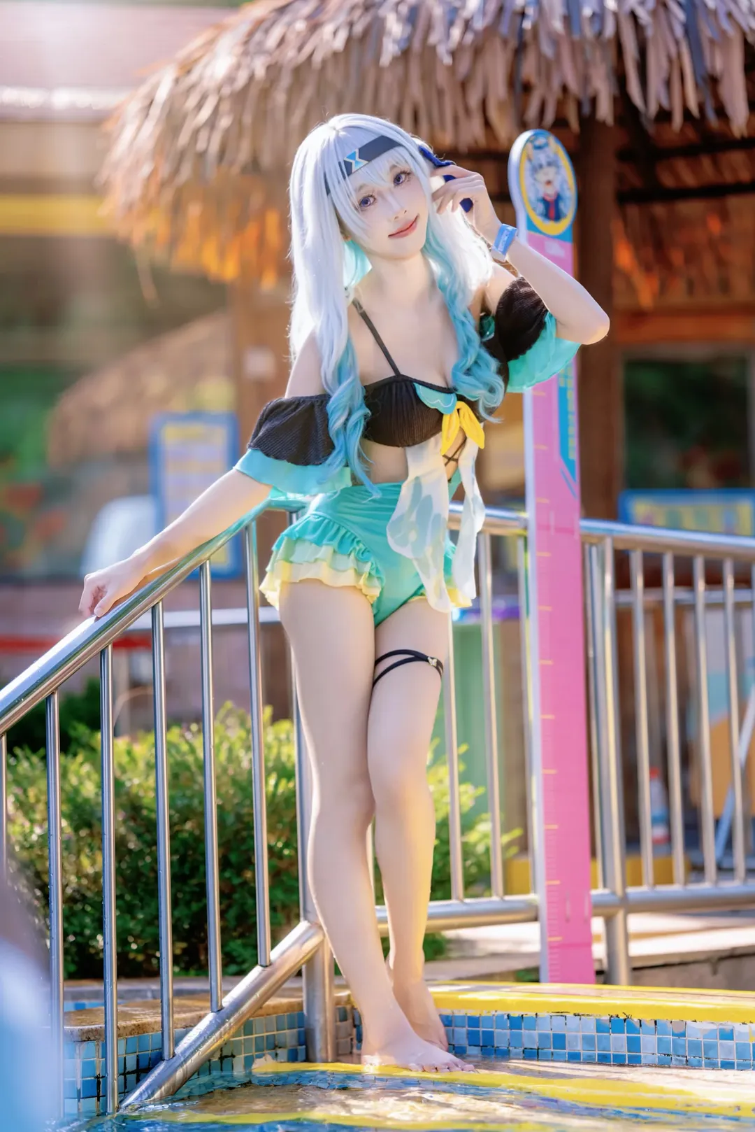 【流萤cos】夏日限定萤宝的崩坏星穹铁道泳装特辑 - 第 8 张