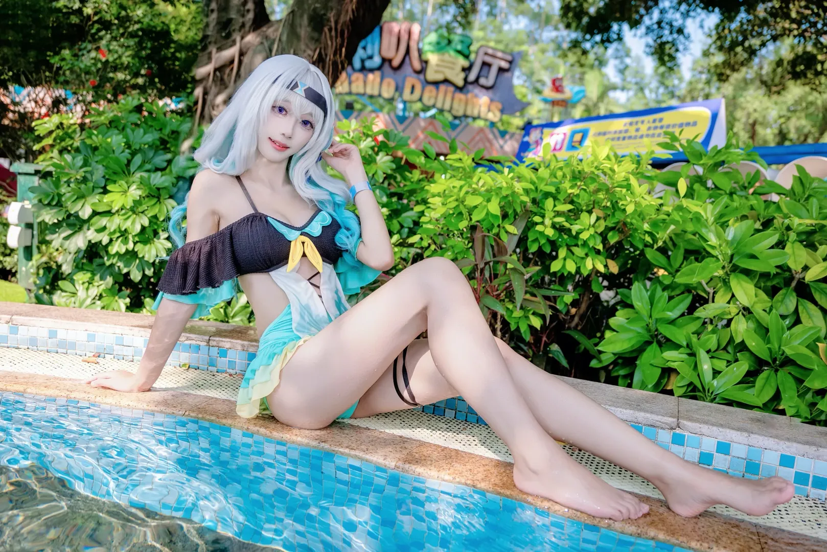 【流萤cos】夏日限定萤宝的崩坏星穹铁道泳装特辑 - 第 9 张