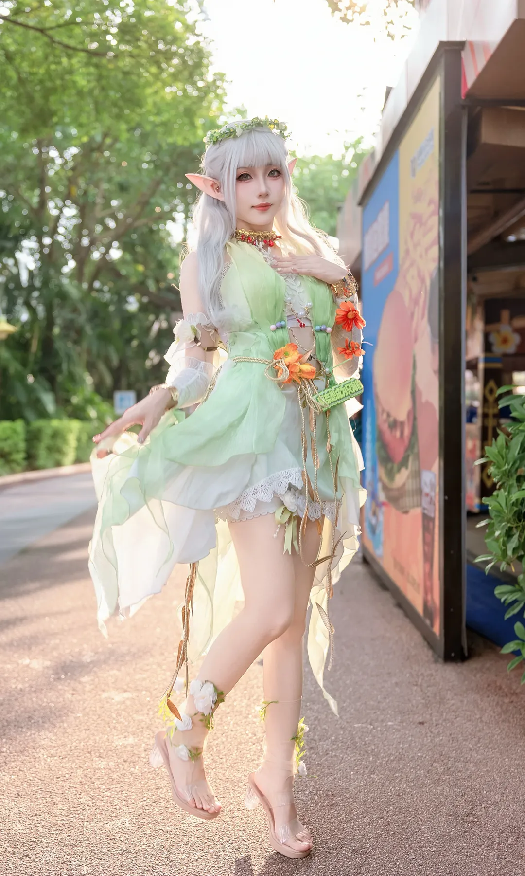 【殷紫萍cos】永劫无间沐昭造型，来一点二次元震撼 - 第 4 张