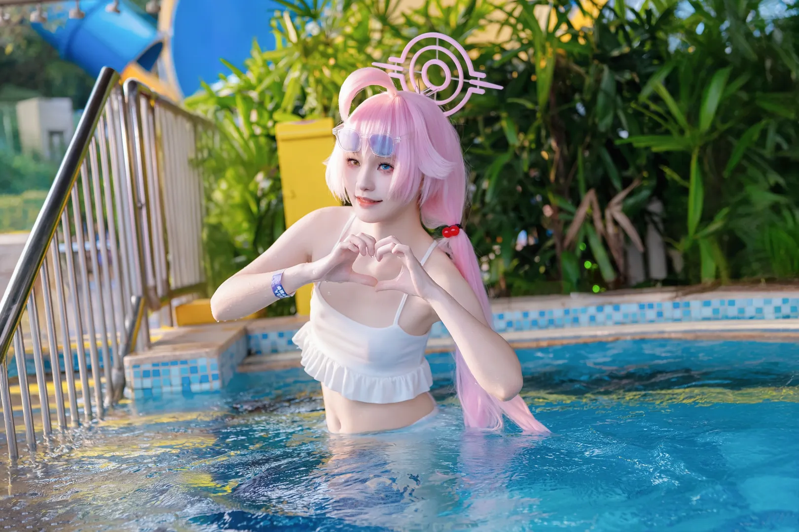 【小鳥遊星野cos】蔚藍檔案水上樂園的夏日泳裝拍攝 - 第 7 張