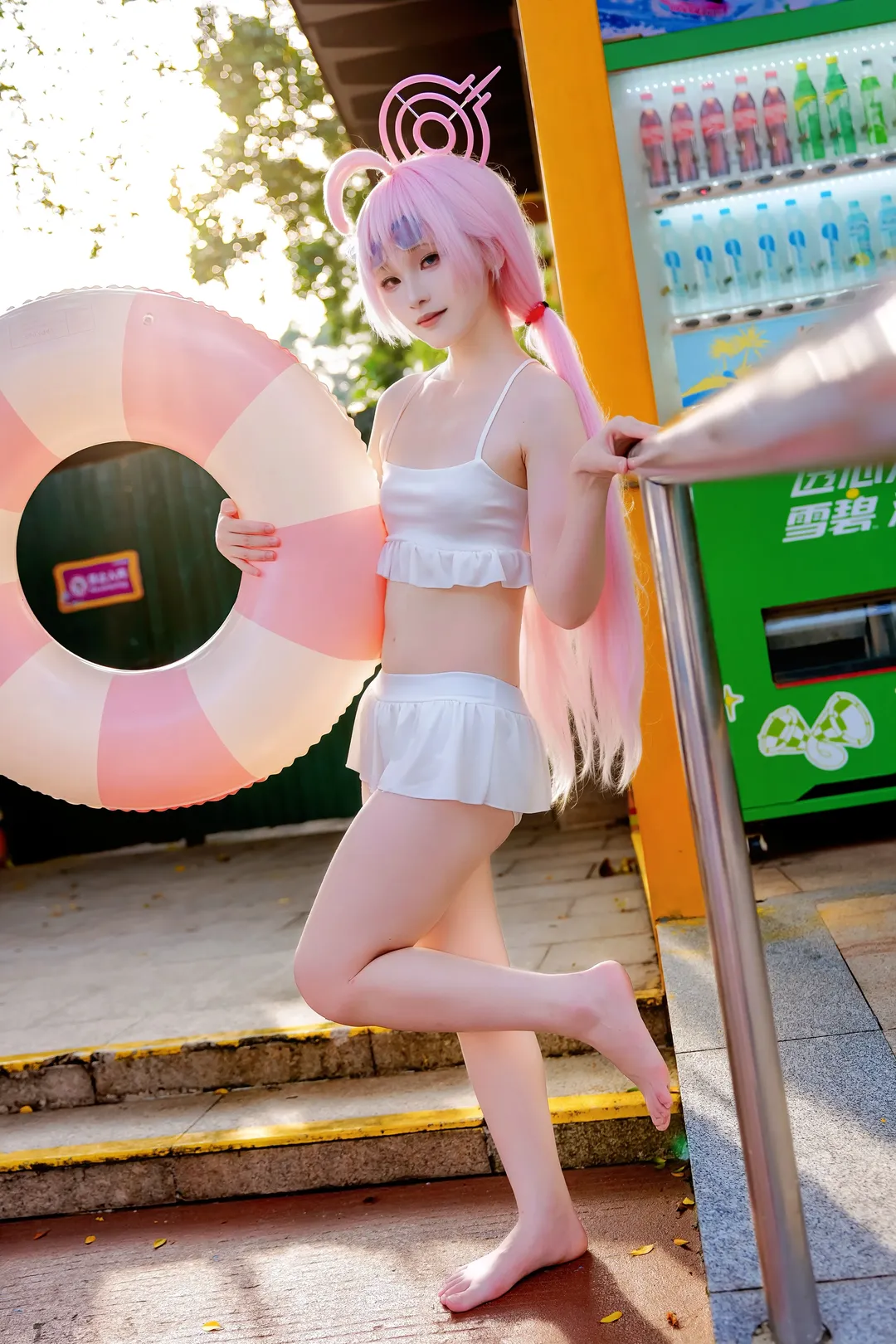 【小鳥遊星野cos】蔚藍檔案水上樂園的夏日泳裝拍攝 - 第 8 張