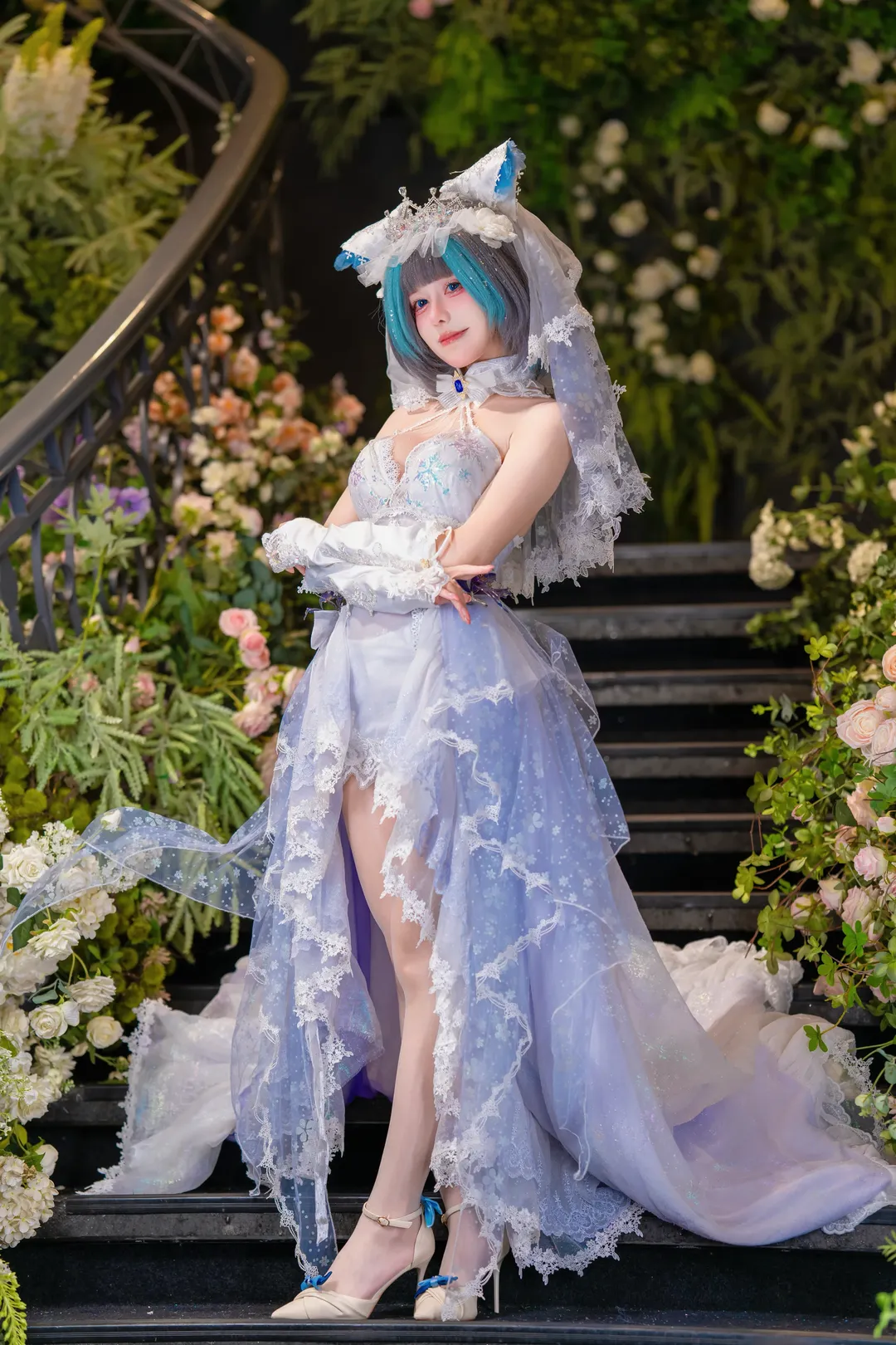 【柴郡cos】碧藍航線絕美花嫁的浪漫定格 - 第 2 張