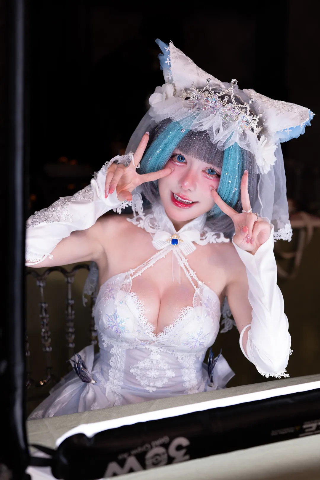 【柴郡cos】碧藍航線絕美花嫁的浪漫定格 - 第 6 張