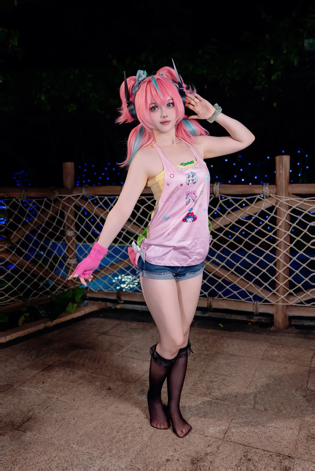 【爱芮cos】绝区零肯德基联动Ver. 粉色双马尾的妄想天使降临 - 第 2 张