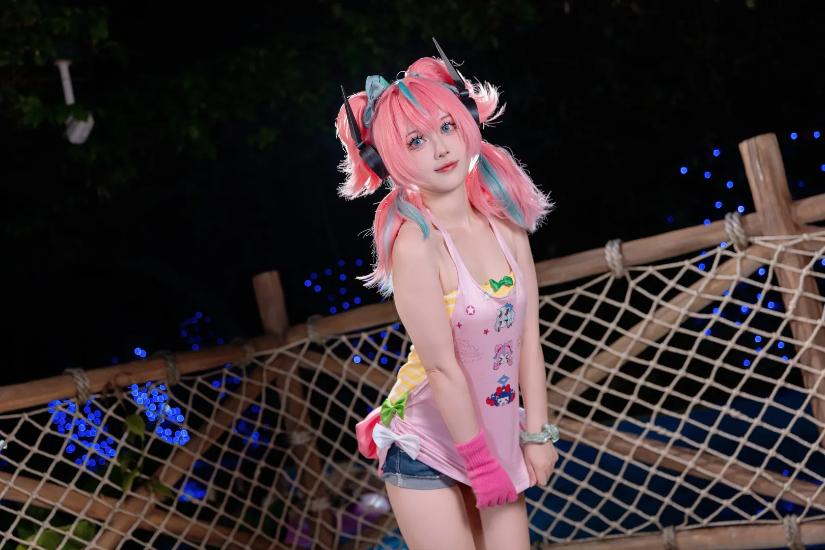 【爱芮cos】绝区零肯德基联动Ver. 粉色双马尾的妄想天使降临 - 第 8 张