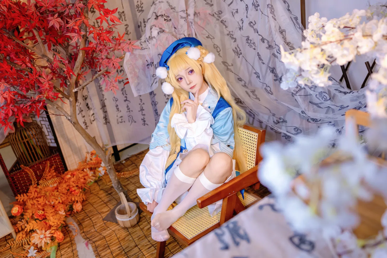 【菲比cos】鸣潮绮梦幻影中的蓝白幻想 - 第 5 张