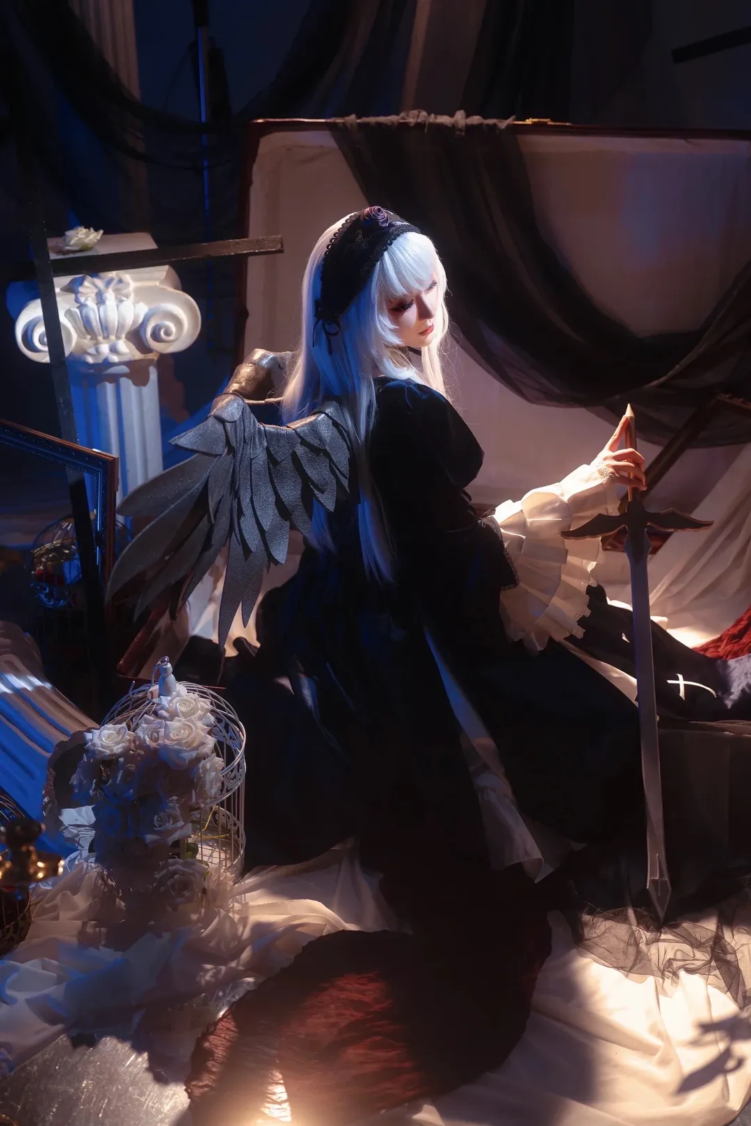 【水銀燈cos】薔薇少女的暗黑哥特寫真 - 第 11 張