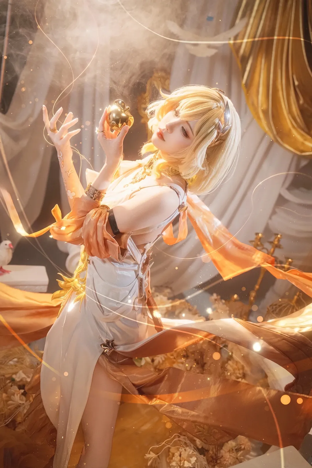【阿格莱雅cos】崩坏星穹铁道金色神明降临 - 第 1 张