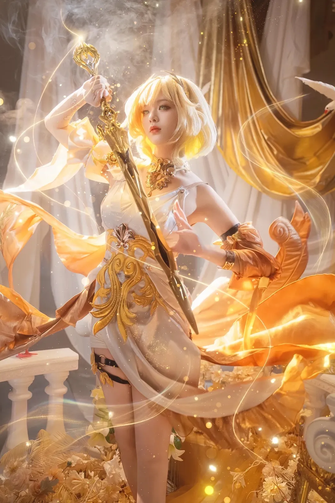 【阿格莱雅cos】崩坏星穹铁道金色神明降临 - 第 7 张
