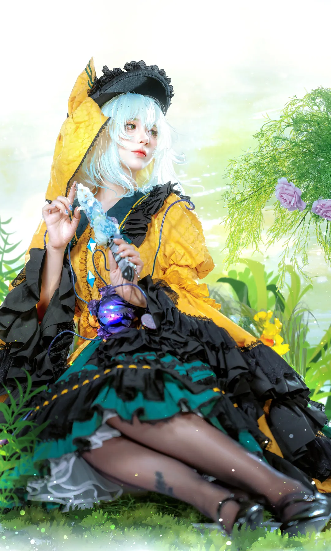 【古明地恋cos】东方project 绿意与光影中的魔法使 - 第 1 张