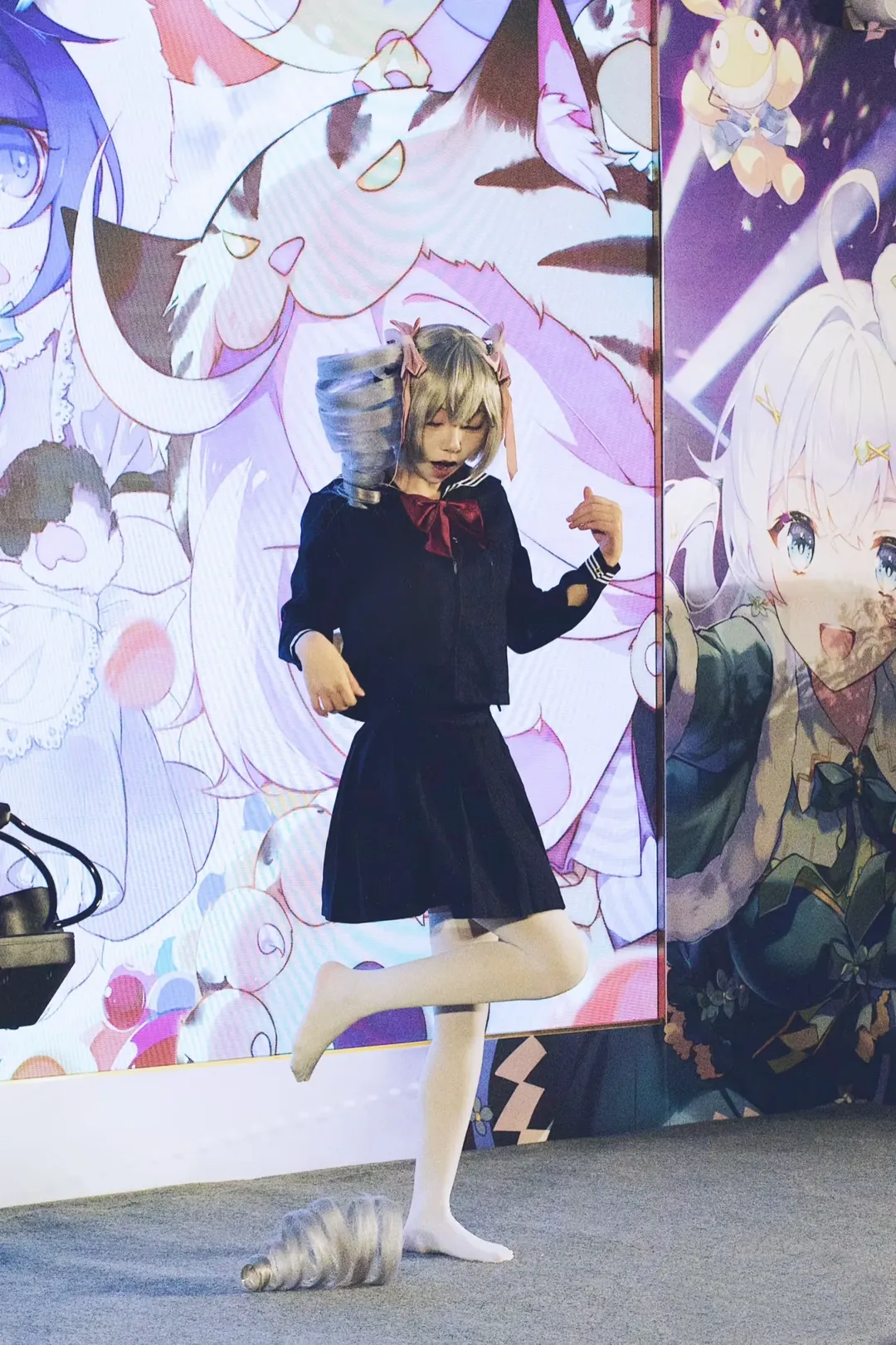 【布洛妮娅cos】崩坏学园2，鸭鸭水手服与樱花和服拍摄 - 第 4 张