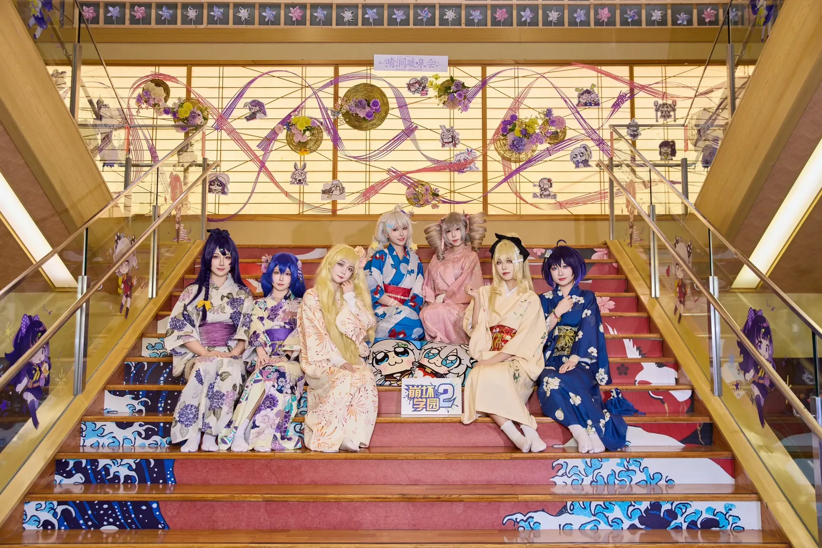 【布洛妮娅cos】崩坏学园2，鸭鸭水手服与樱花和服拍摄 - 第 8 张
