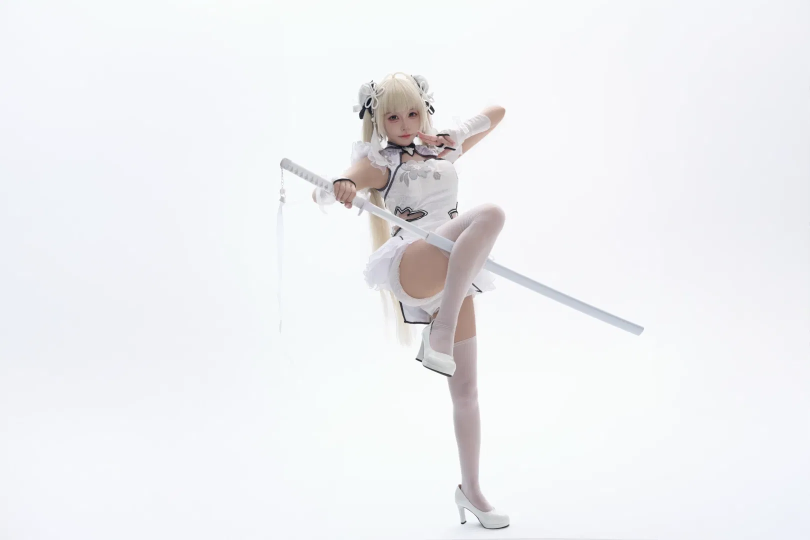 【殷紫萍cos】玉髓冰心这套造型的质感与动作拍摄记录 - 第 3 张