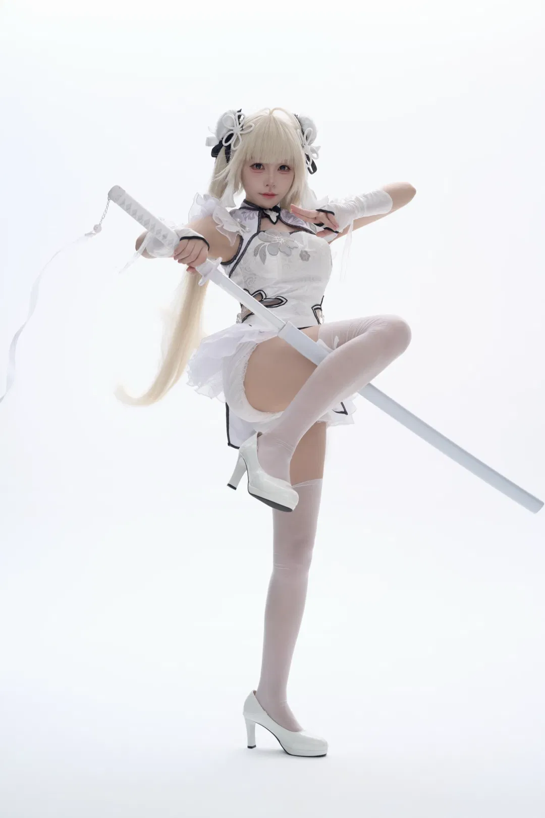 【殷紫萍cos】玉髓冰心这套造型的质感与动作拍摄记录 - 第 4 张