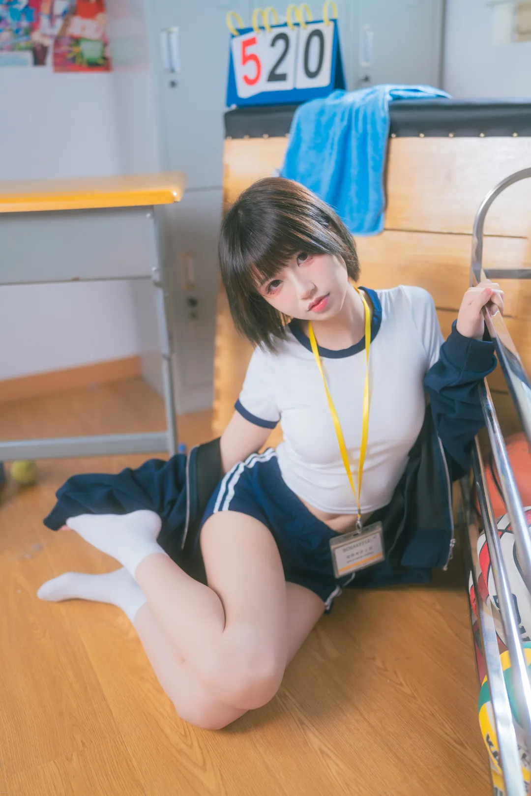 體育器材室裡的體操服日系寫真 - 第 4 張