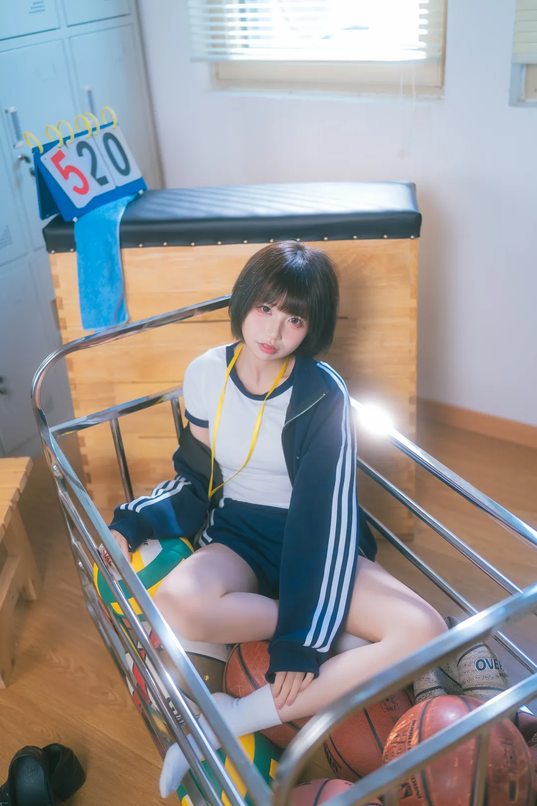 體育器材室裡的體操服日系寫真 - 第 6 張