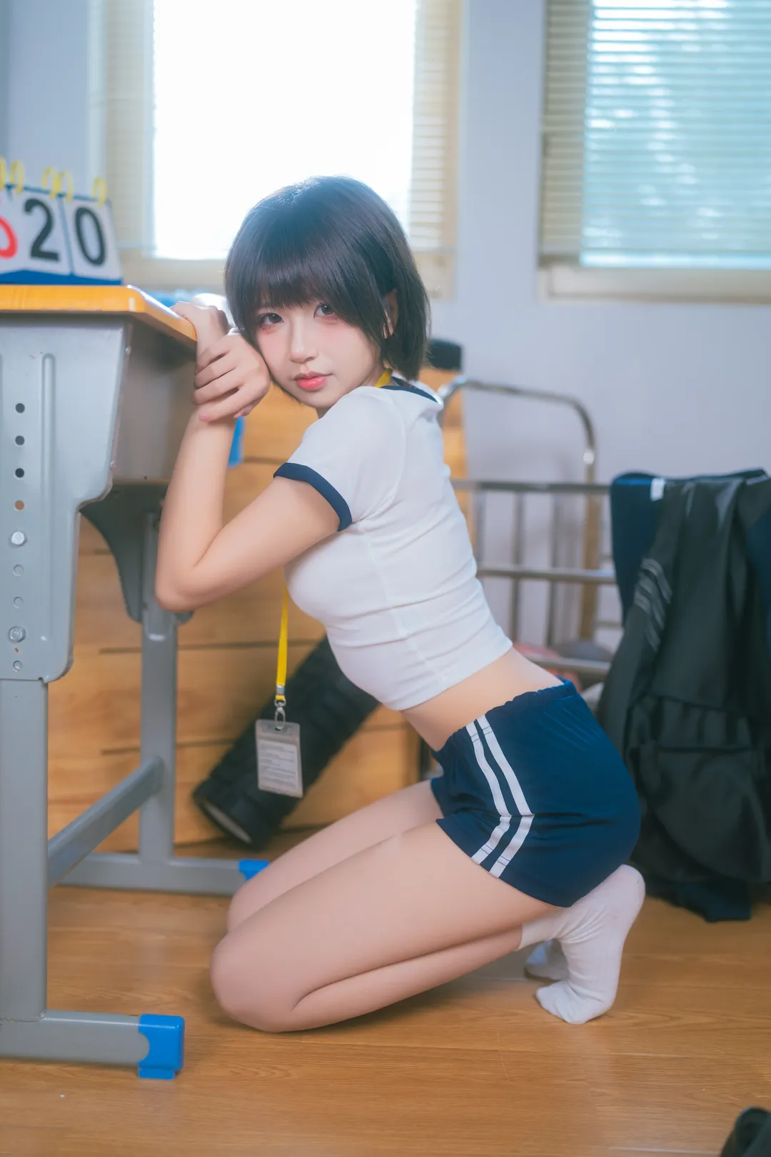 體育器材室裡的體操服日系寫真 - 第 8 張