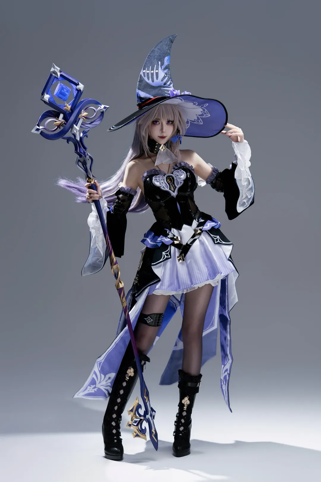 【大黑塔cos】白棚里的智慧与魅力，关于问题的答案 - 第 1 张
