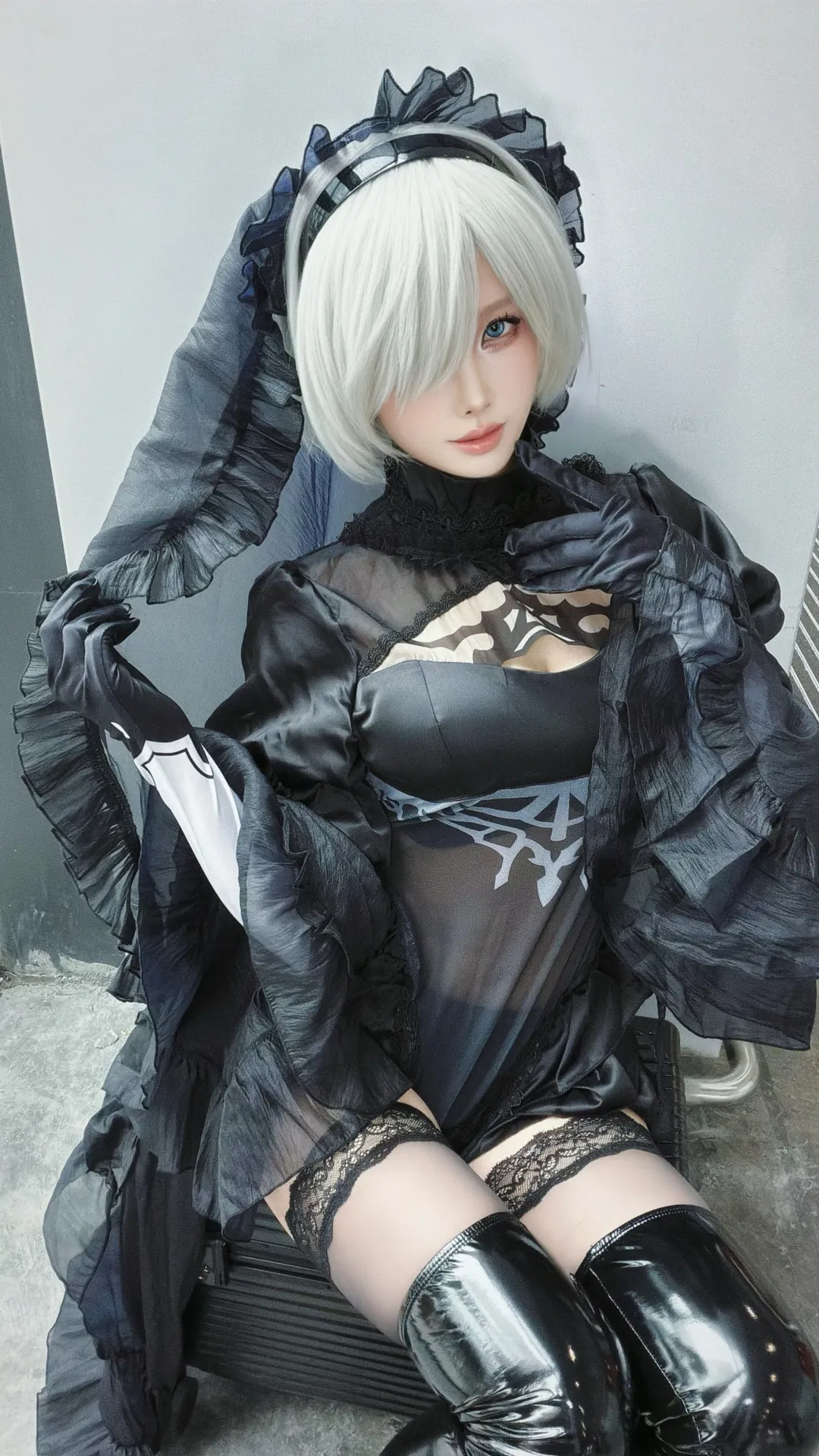【2Bcos】黑花嫁造型亮相萤火虫漫展 - 第 4 张