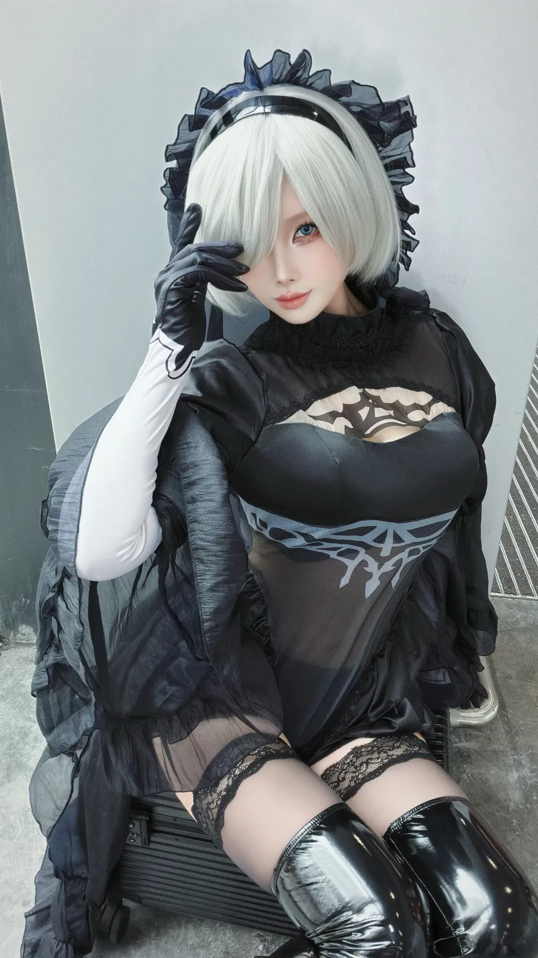 【2Bcos】黑花嫁造型亮相萤火虫漫展 - 第 5 张