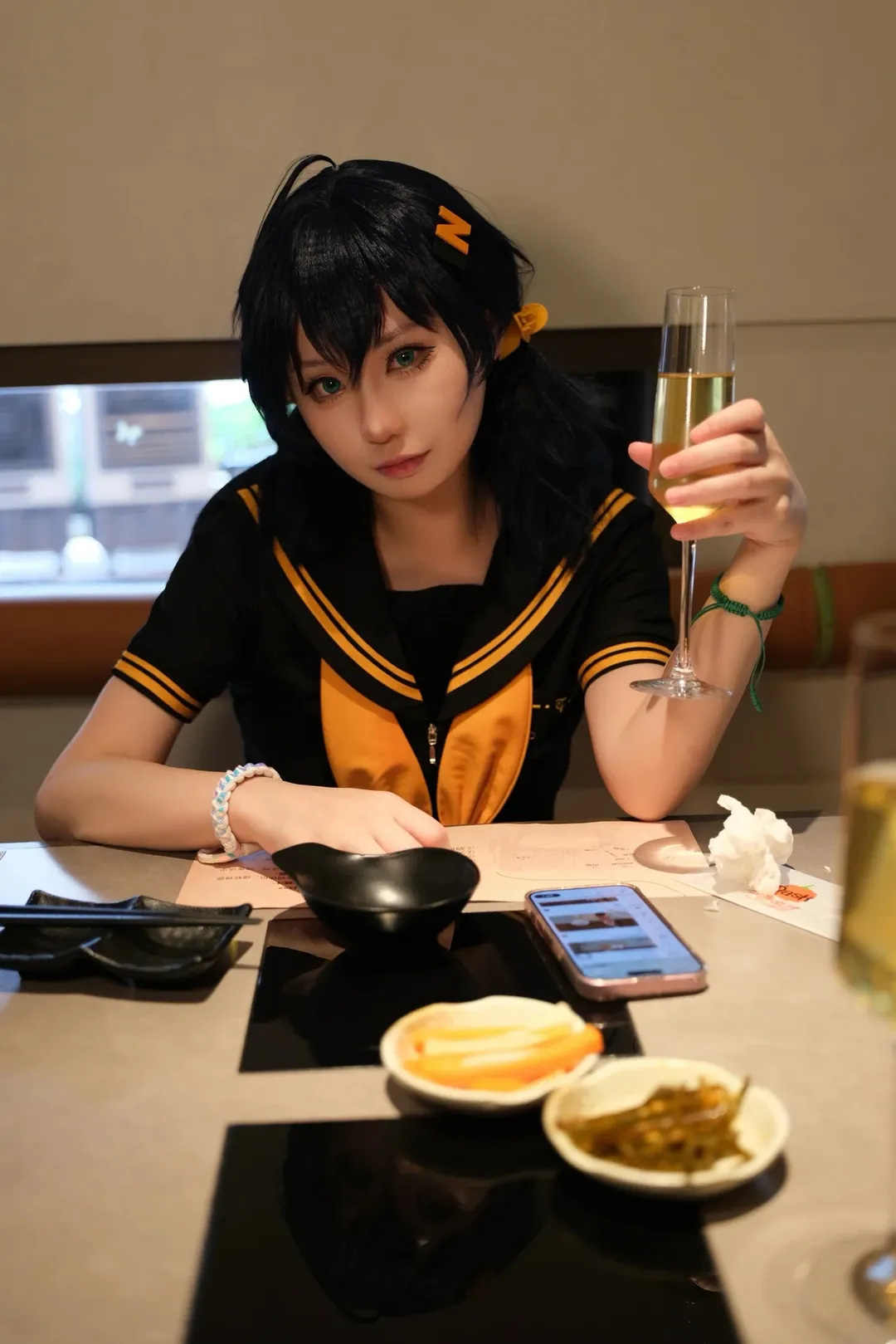 【铃cos】绝区零铃的觅食日记，寿喜烧与和牛也太搭了 - 第 11 张