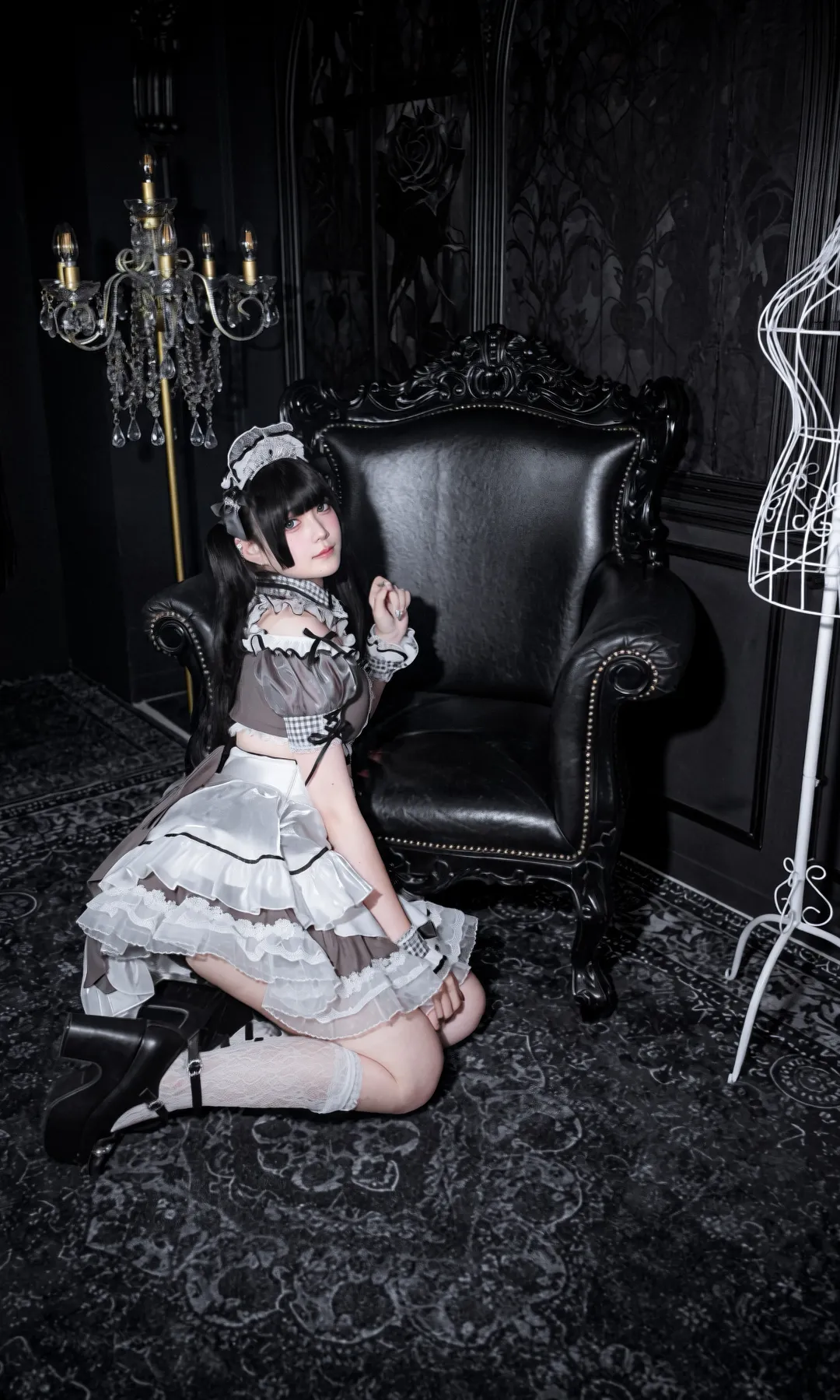 百套女僕計劃第10期，這套malymoon公主絹網女僕裝太出片了 - 第 4 張