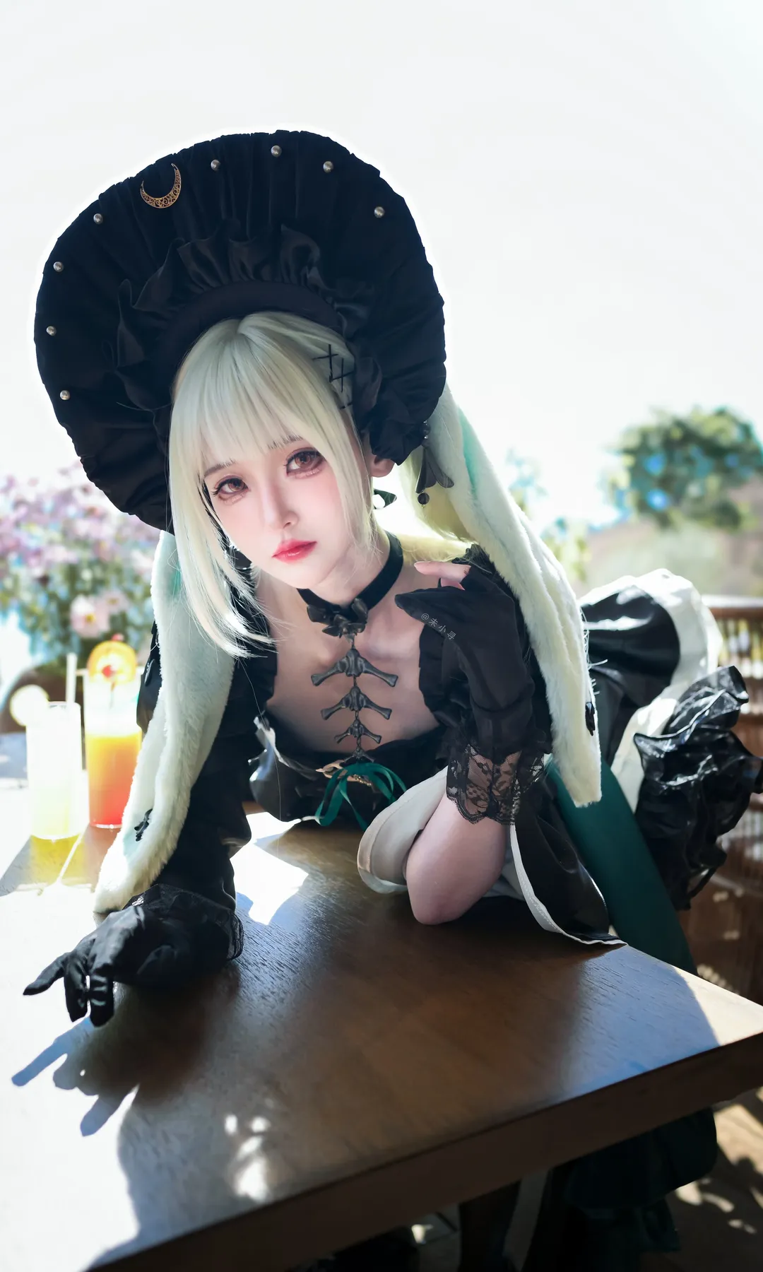 【睦cos】明日方舟 哥特暗黑风与湖畔光影 - 第 1 张