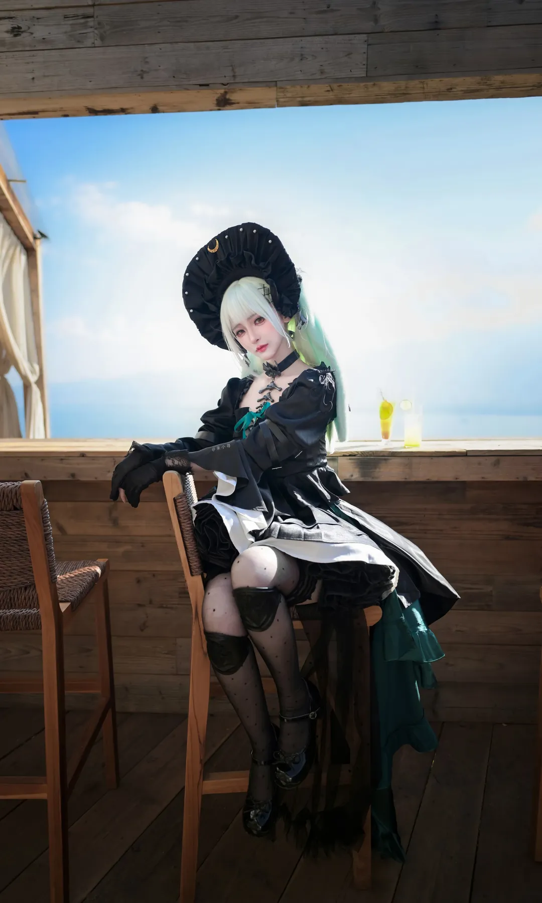 【睦cos】明日方舟 哥特暗黑风与湖畔光影 - 第 4 张