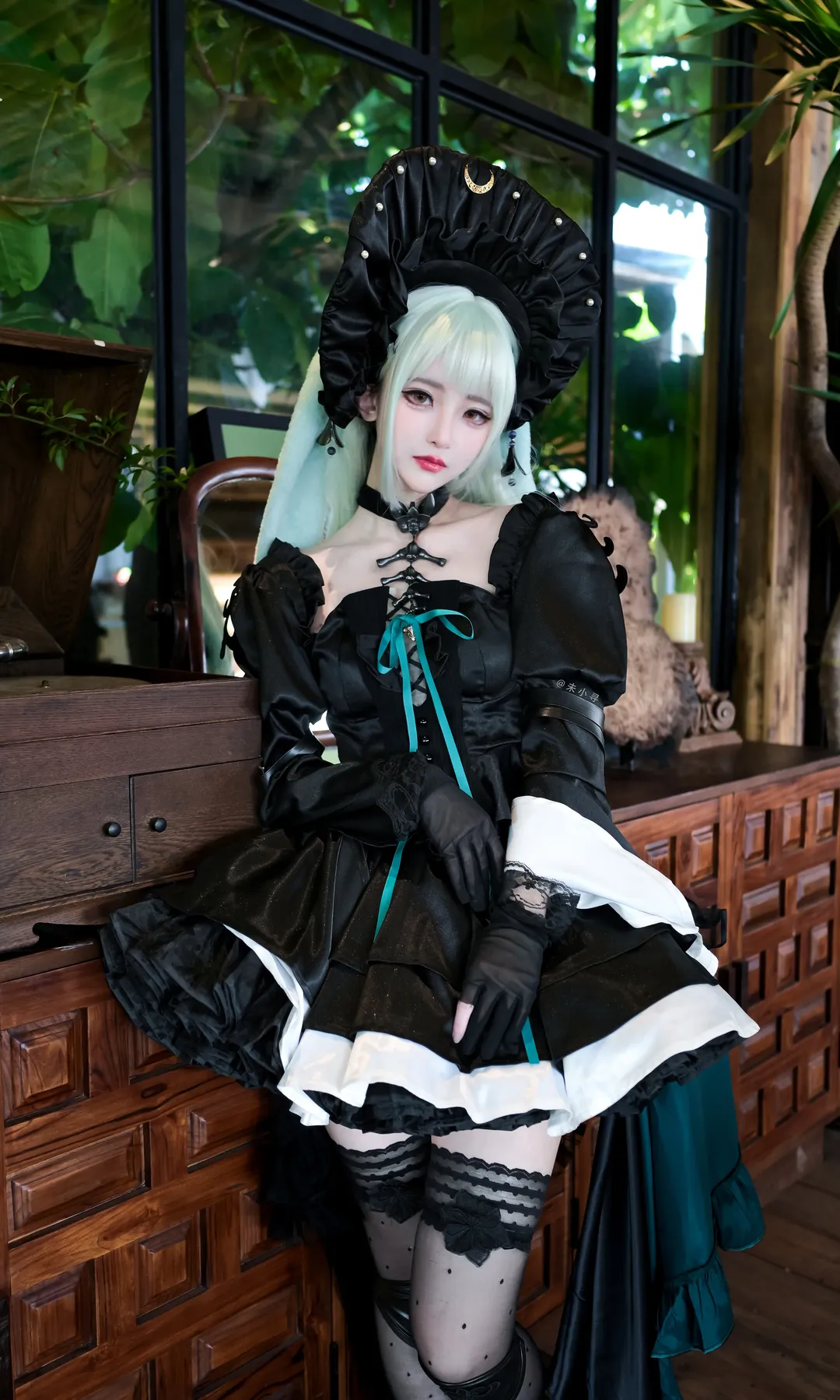 【睦cos】明日方舟 哥特暗黑风与湖畔光影 - 第 6 张